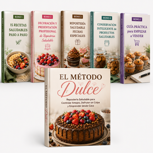 El Método Dulce - Recetas saludables para disfrutar sin culpa o emprender desde casa + 5 Bonos